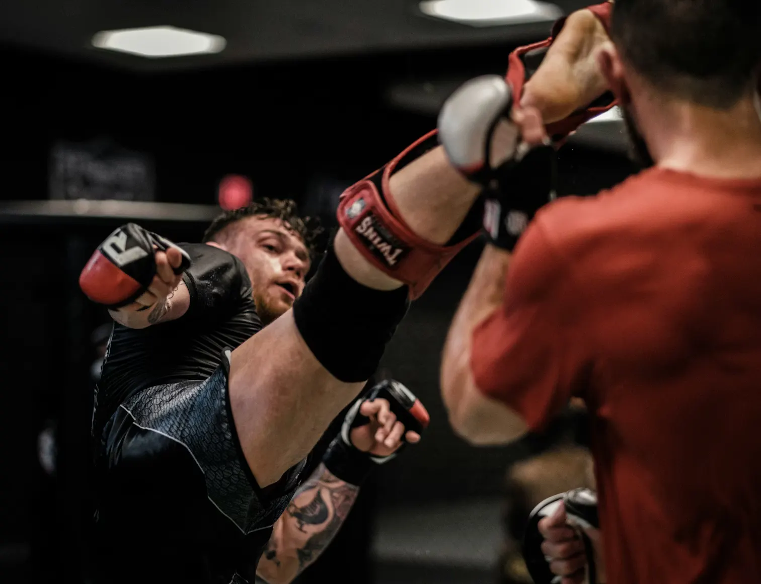 One-on-one personal training session