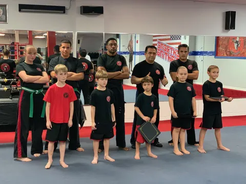 Kids MMA training at Amir Academy