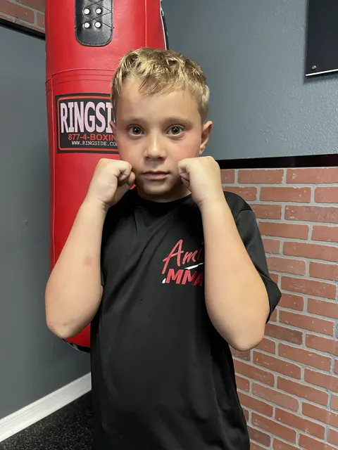 Kids MMA training at Amir Academy